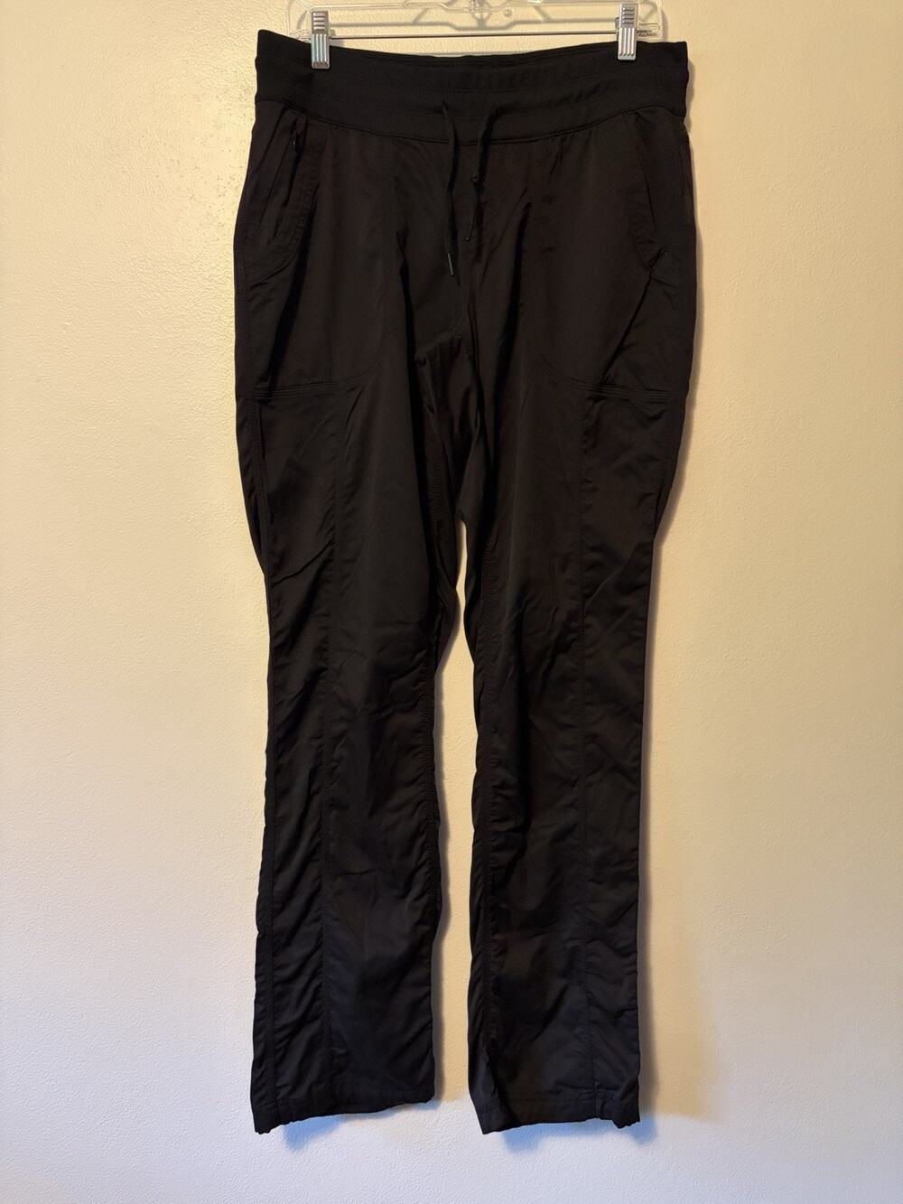 The North Face Pants Womens Large Aphrodite 2.0 Hiking Black Stretch Cinch Hem